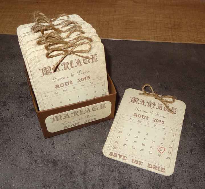 Save The Date de mariage