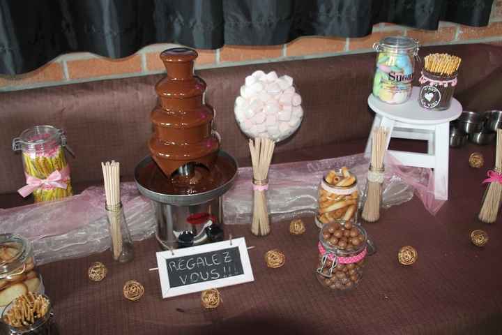 La fontaine de chocolat