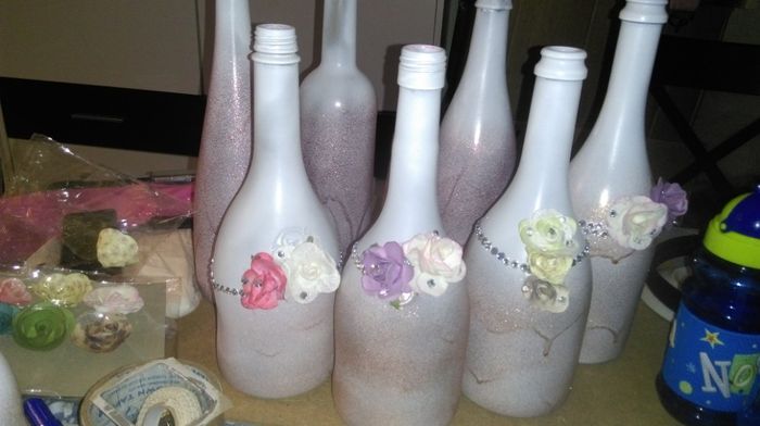 Bouteille pour fleur