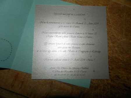 Carte invitation faire part mariage 