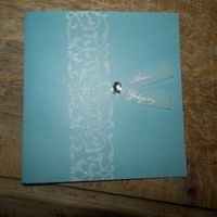 Notre faire part de mariage fait maison simple & chic :)