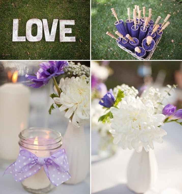  Notre Mariage Est Prévu Pour Bientot Le Code Couleur Est Le Violet Et Blanc - 3