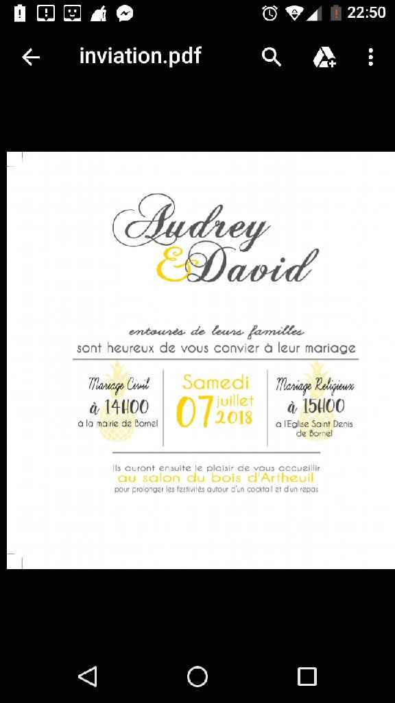  Faire part réaliser soit  même sur Photoshop  , partage d expérience. - 5