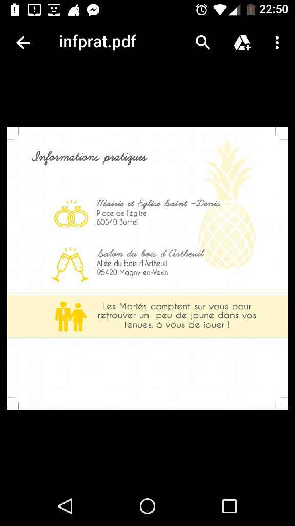  Dress-code et faire-part - 1