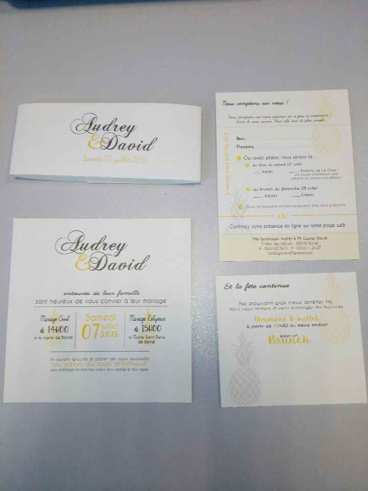  Impression faire part - 1