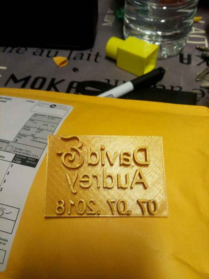  Mes tampons personnalisée pour mes  vase - 1