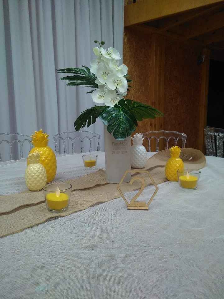 Essai déco de table tropicale chic ! - 1