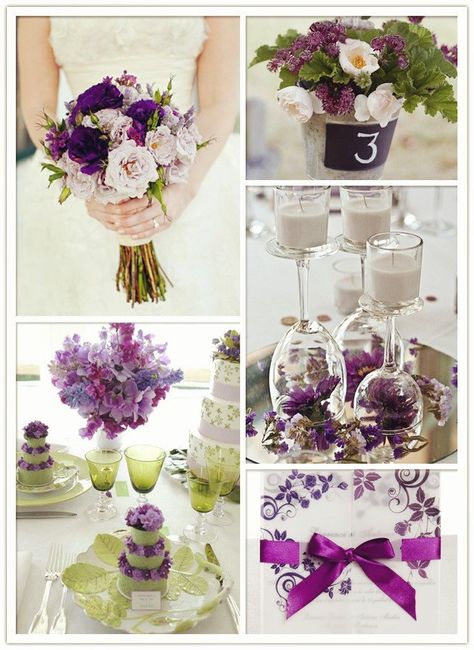  Notre Mariage Est Prévu Pour Bientot Le Code Couleur Est Le Violet Et Blanc - 1