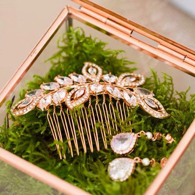  Peigne en strass pour coiffure mariée? - 1