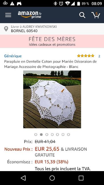 Ombrelle qu'elle diamètre ? 2