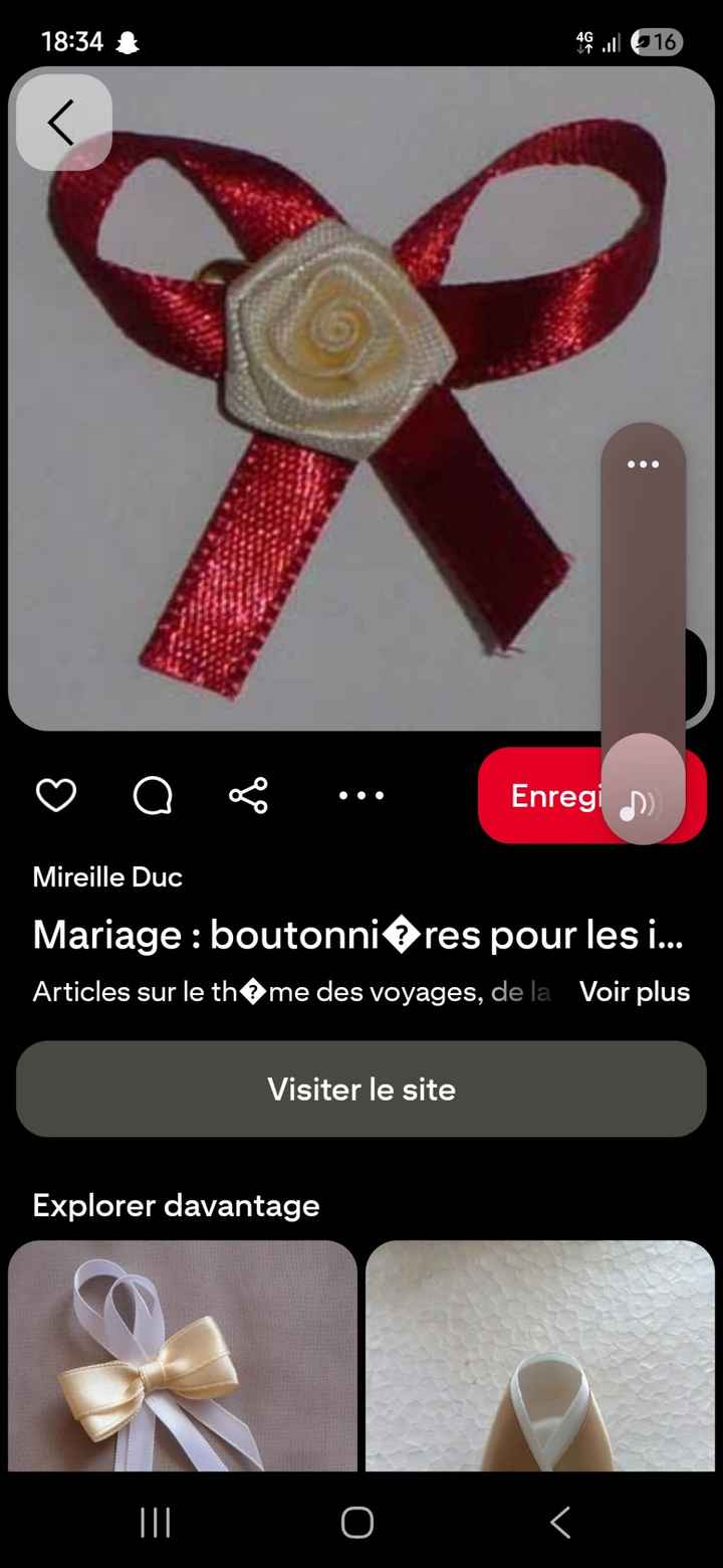 Boutonnieres invités - 1