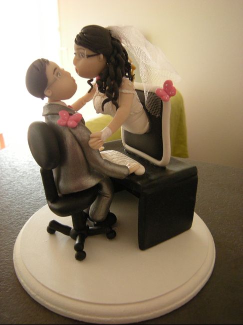 Figurine gâteau mariage