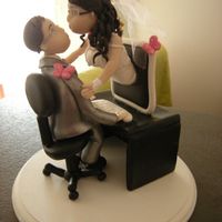 Figurine gâteau mariage