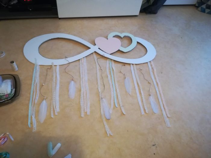 Mes fabrication ( coeur infinity ) 10