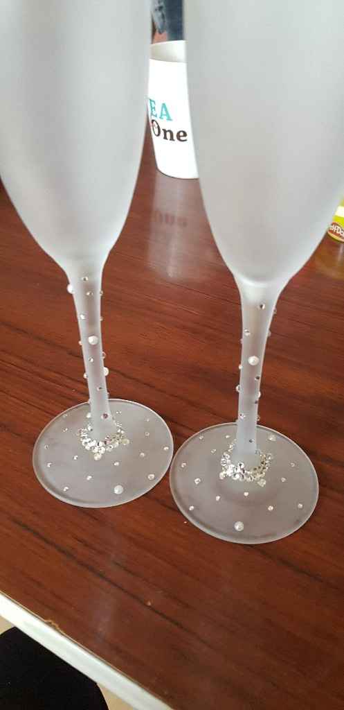 Mes fabrications " futées a champagne mariés et temoin - 8