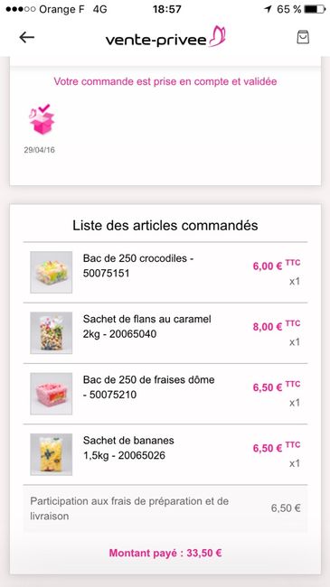 Vente privée bonbons - 1