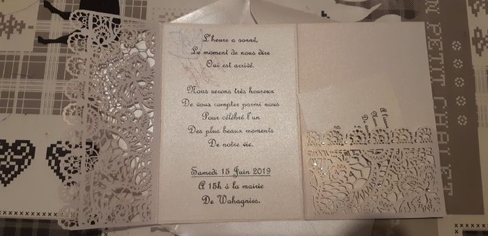Faire part  aliexpress - 1
