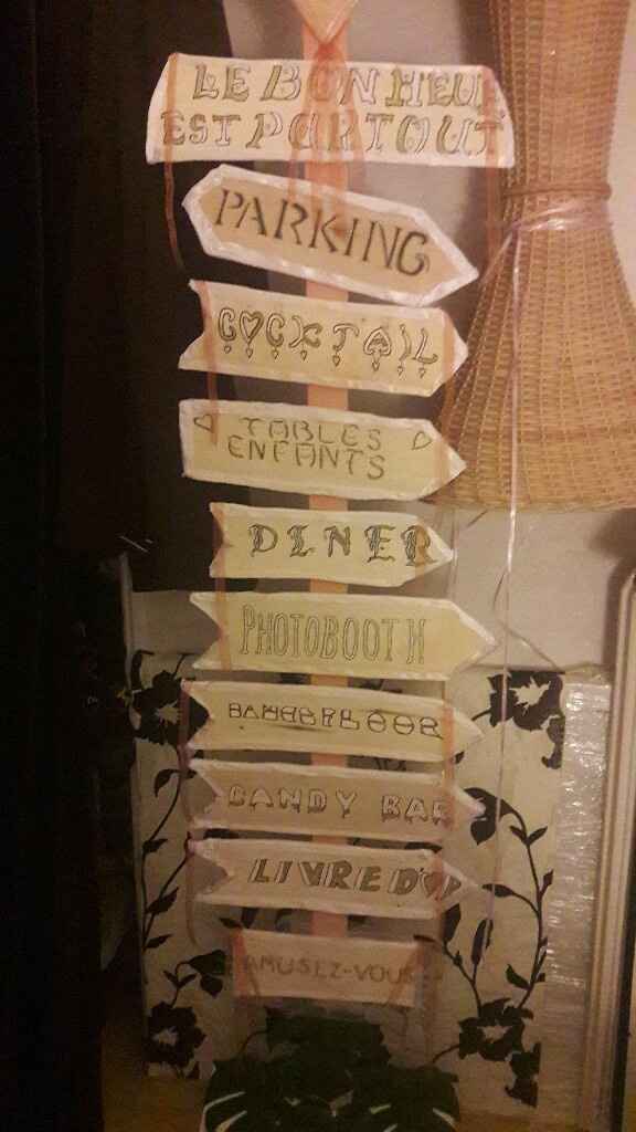  Comment faire de belles écritures sur panneau directionnel diy ? - 1