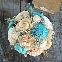 Déco turquoise, argent, blanc