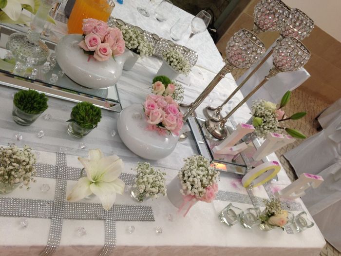 Suite détails déco table d'honneur