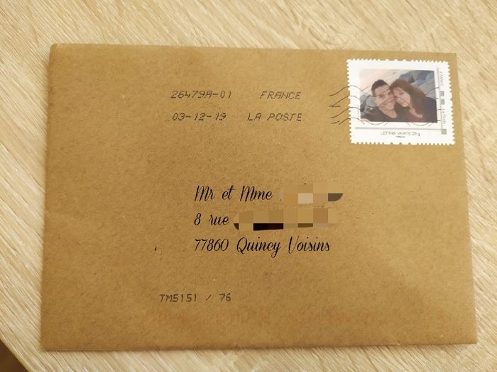 Enveloppe pour faire-part 6