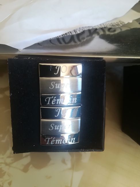 Dernier cadeaux reçu pour mes temoins - 3
