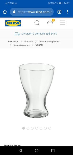 Help déco vase centre de table - 1