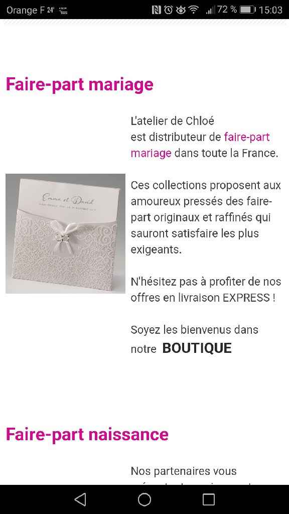 Faire part - 3