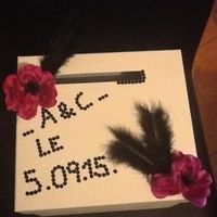 Décoration de notre urne