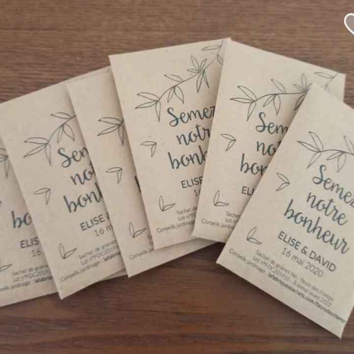 Cadeaux invités trouvés - 1