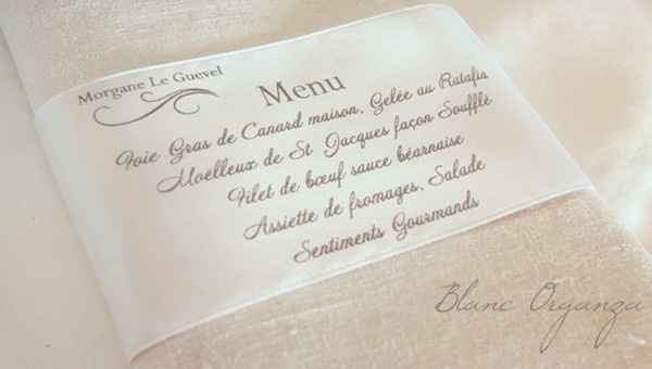Idée Menu