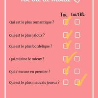 Toi ou ta moitié ? 💕 - 1