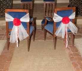 Décoration Chaise des mariés