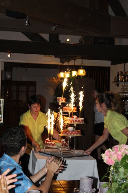 L'arrivée du gateau