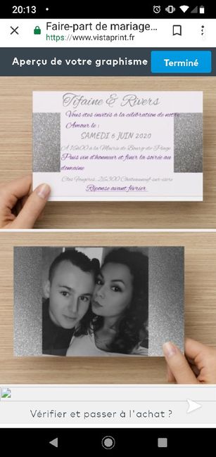 Faire part personnalisé - 1