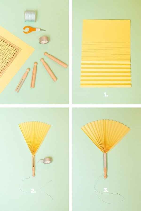 Éventail DIY