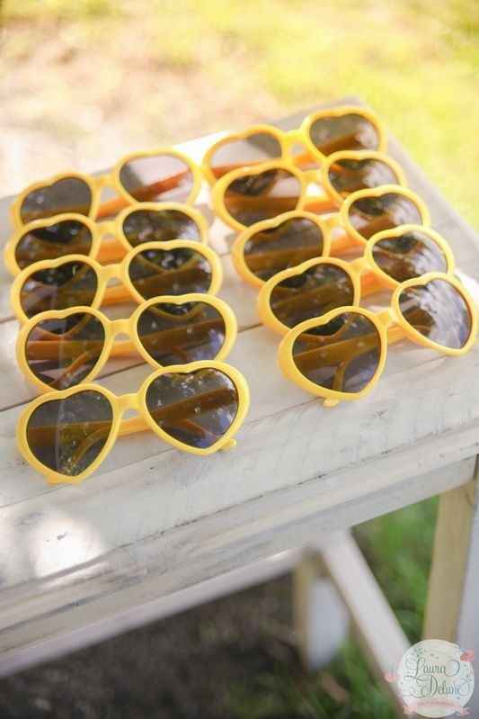 Lunettes de soleil coeur