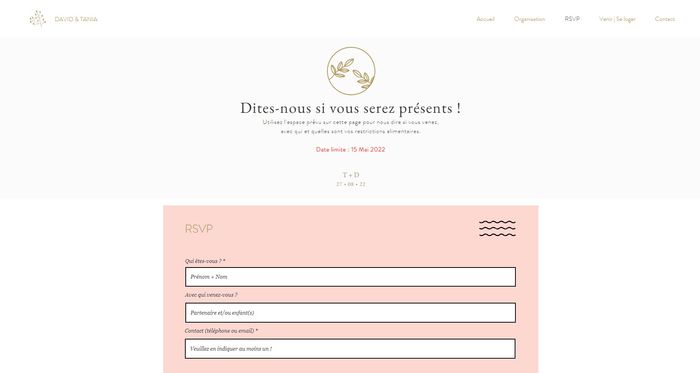 Contenu du faire part 3