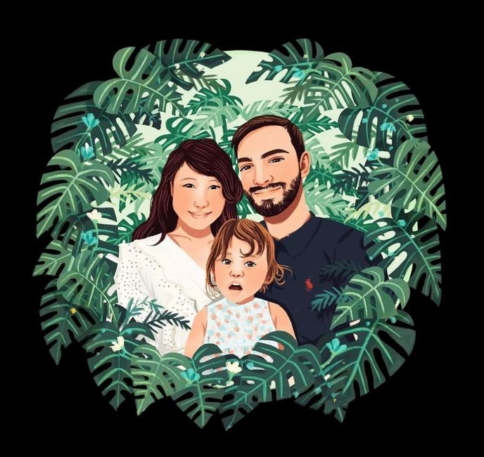 Une belle illustration de ton couple... 🎨💜 2