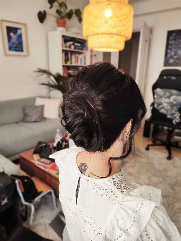 Essai coiffure & maquillage - Idées pour hooded eyes + glamour minimaliste - 6