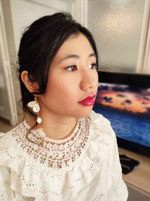 Essai coiffure & maquillage - Idées pour hooded eyes + glamour minimaliste - 8