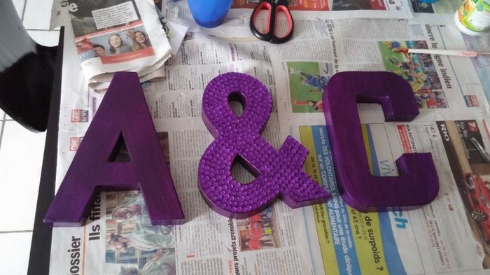 Lettres décorés