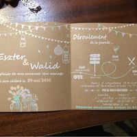 Faire-parts champêtre diy - 2