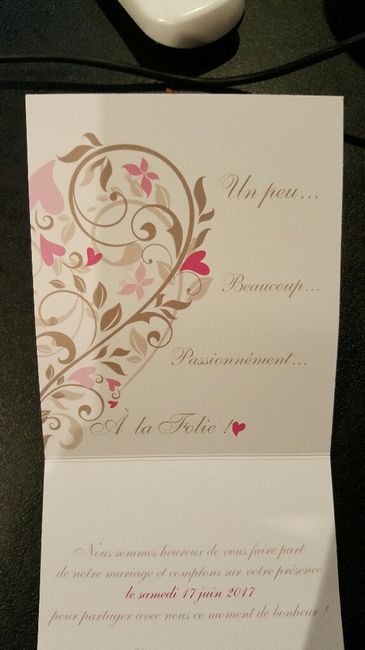 Faire part mariage - 2