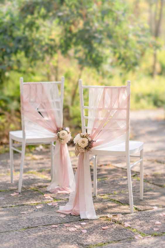 Décoration chaise de mariage - 2