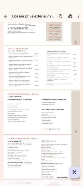 Traiteur Biez prix 2