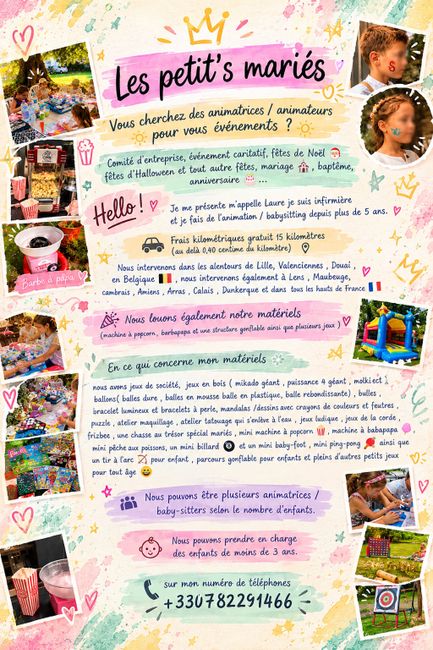 Animation pour enfants 
