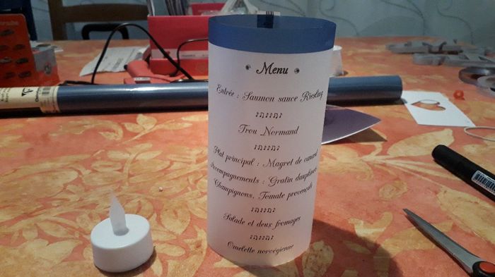 Menu photophore - 1