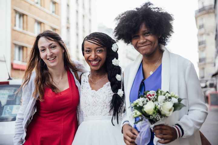 Ma maquilleuse a respecté mon désir d'un maquillage pas trop pronocé! Et elle a ensuite réalisé ma n