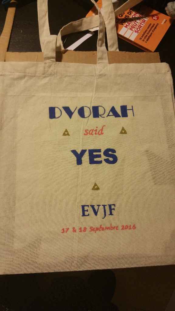Tote bag EVJF 